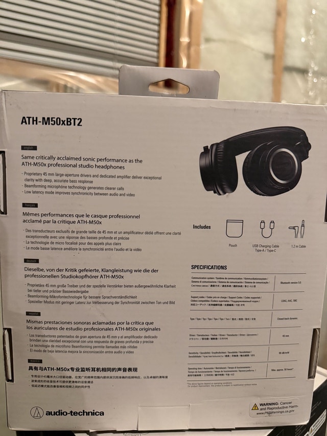 Audio-Technica ATH-M50xBT2 Wireless Headphones - photo 2
