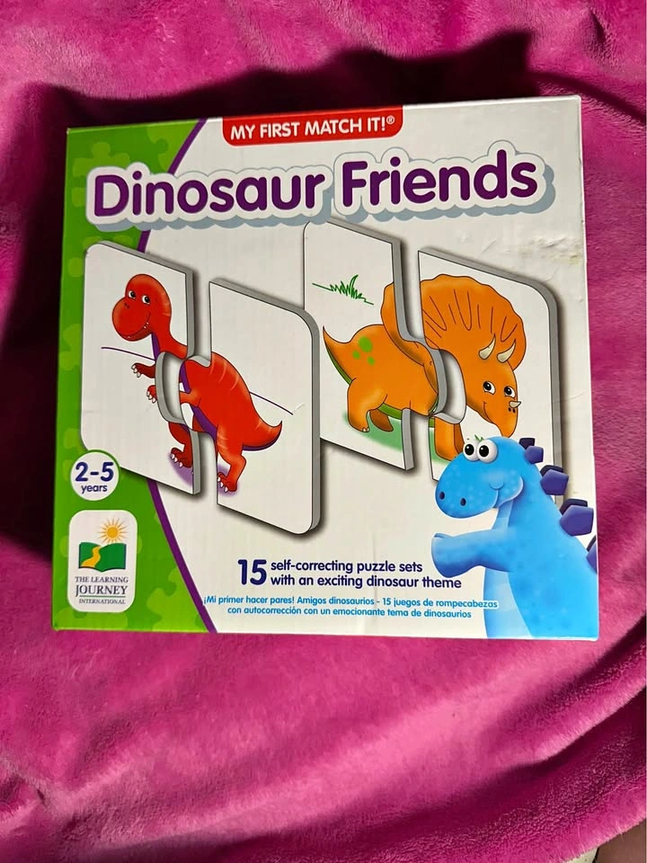 MY FIRST MATCH IT! Dinosaur Friends Puzzle 2-5 years