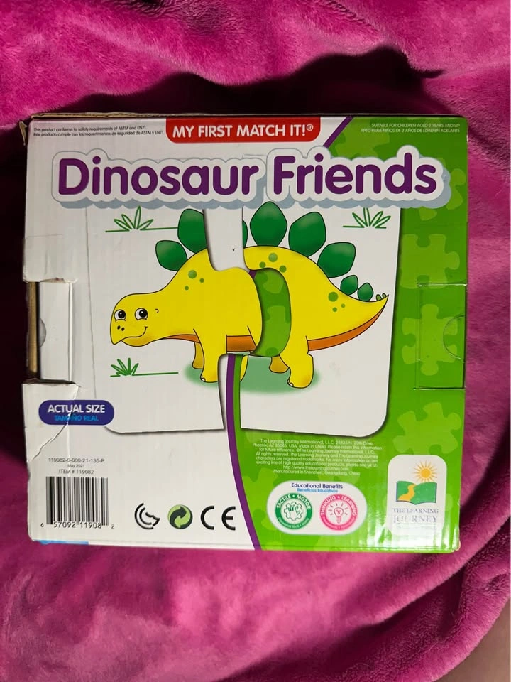MY FIRST MATCH IT! Dinosaur Friends Puzzle 2-5 years - photo 2