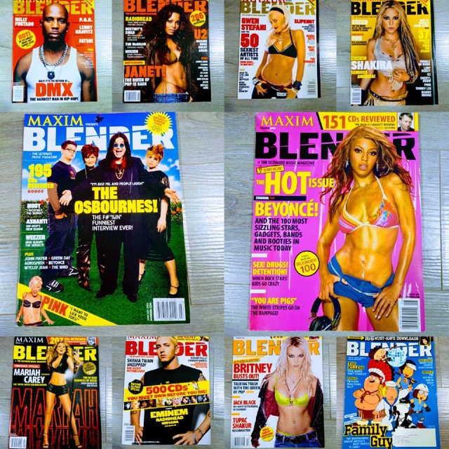 Vintage 2000's Blender Magazines x110