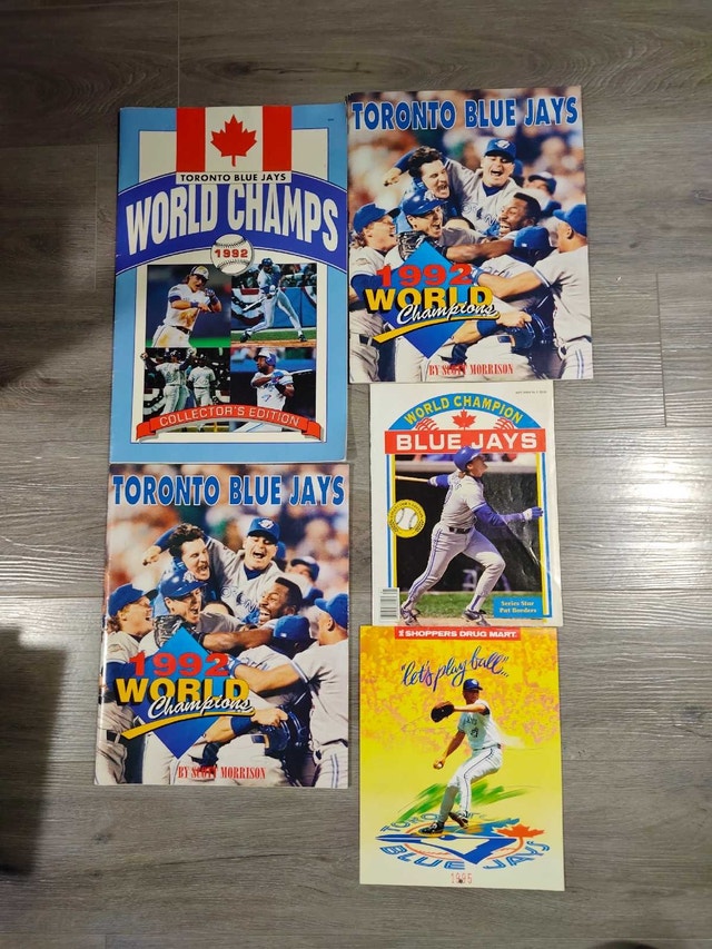 Vintage 1992 Blue Jays World Series Programs Collectibles