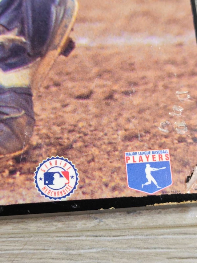 Vintage 1992 Blue Jays World Series Pat Borders Wood Poster - photo 5