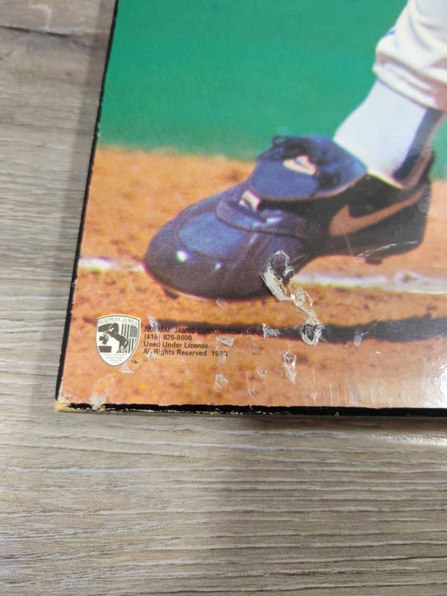 1993 Blue Jays World Series Olerud Wood Laminated Poster - photo 2