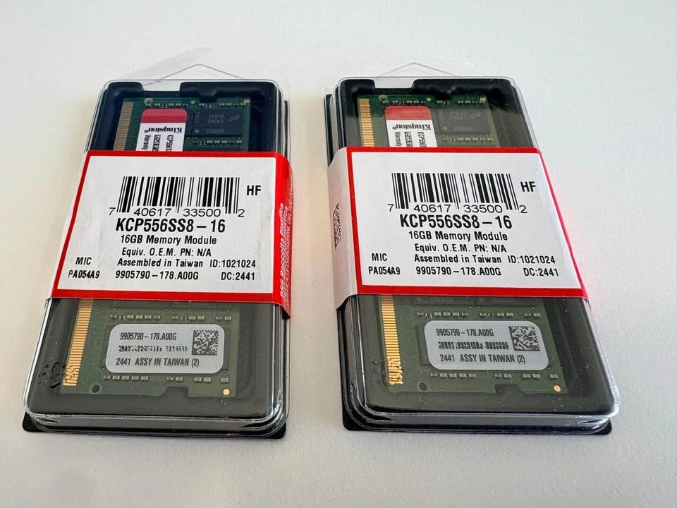 2x Kingston 16GB DDR5 5600MT/s SODIMM Laptop Memory - photo 3
