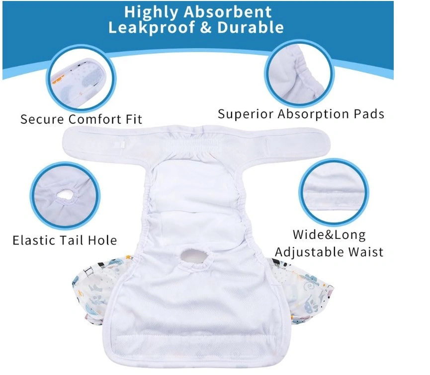 NEW Washable Dog Diapers Female - 3 Pack (Small) - photo 4