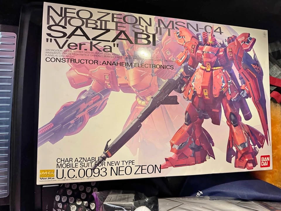 Neo Zeon Msn-04 Mobile Suit Sazabi "ver.ka" MG 1/100