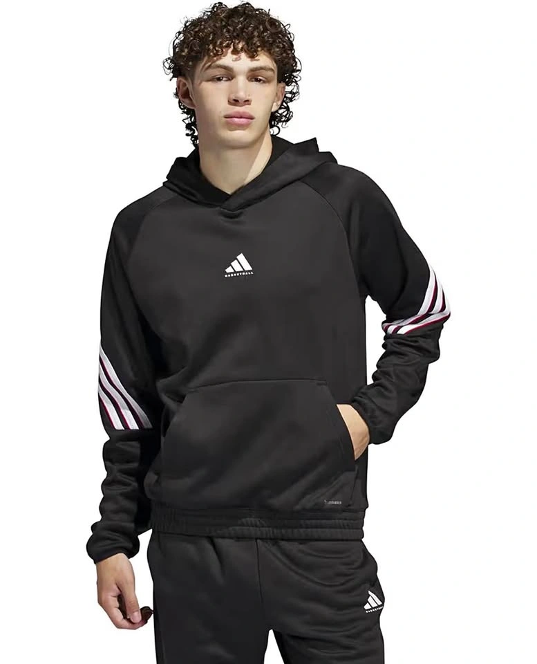 NEW Adidas Basketball 2XL Crazy Warm Hoody Black White Mens Swea