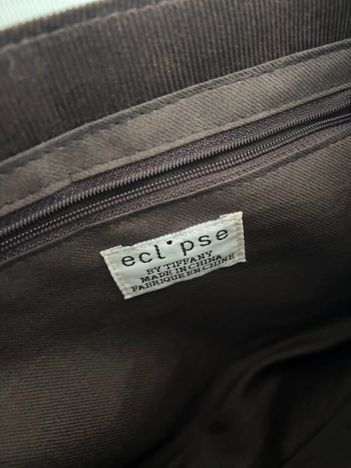 Brown Corduroy Sling Bag - photo 4