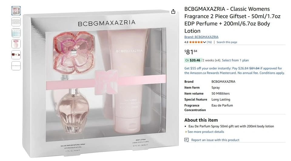 2pcs Beautiful Perfume & Body Lotion Set - photo 3