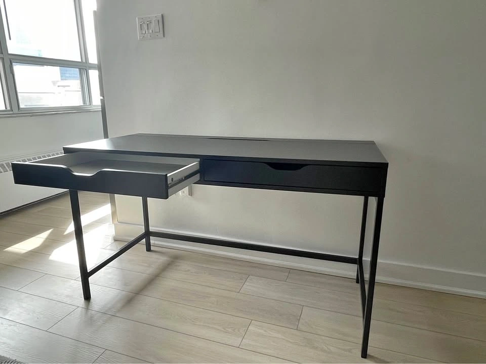 Like New - Black IKEA ALEX Desk