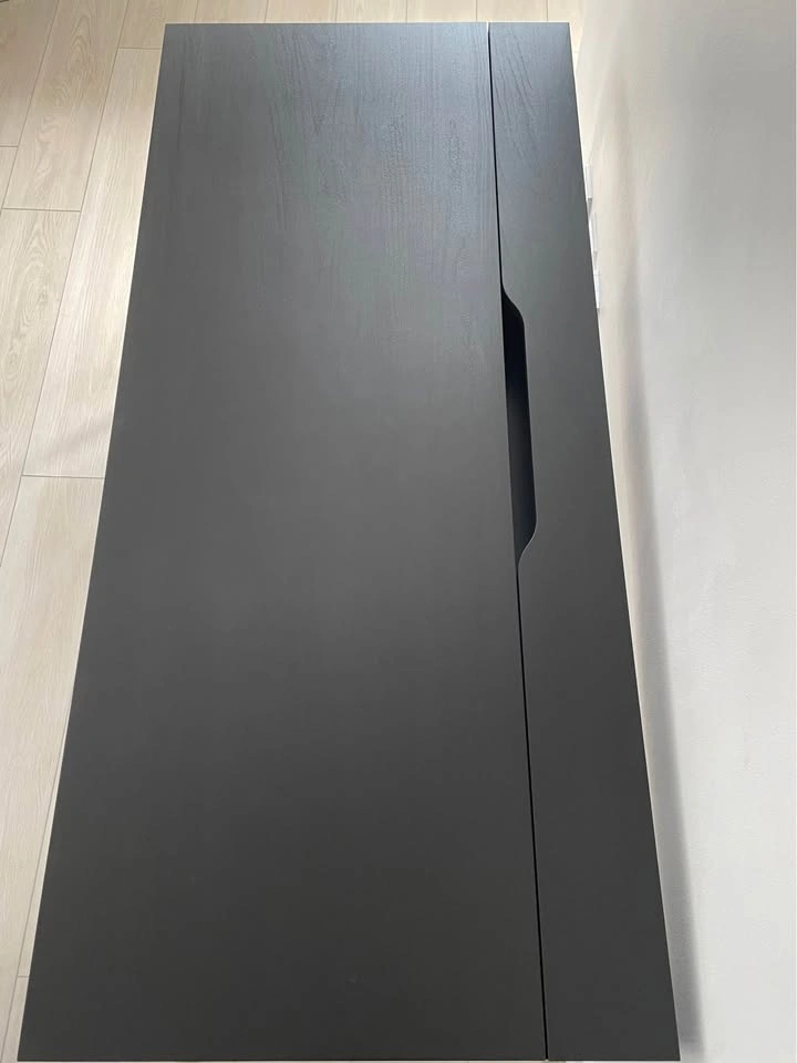Like New - Black IKEA ALEX Desk - photo 3