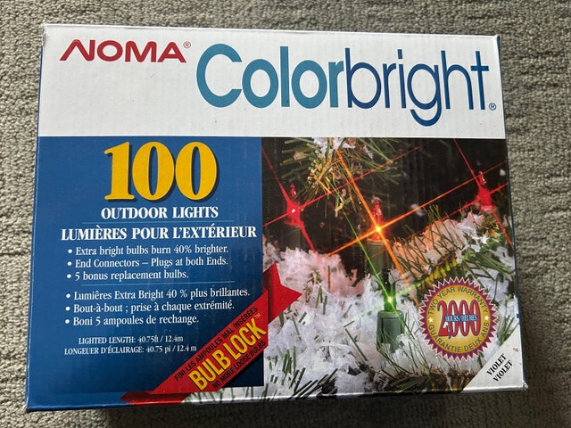 Brand New Noma Colorbright 100 Outdoor Lights