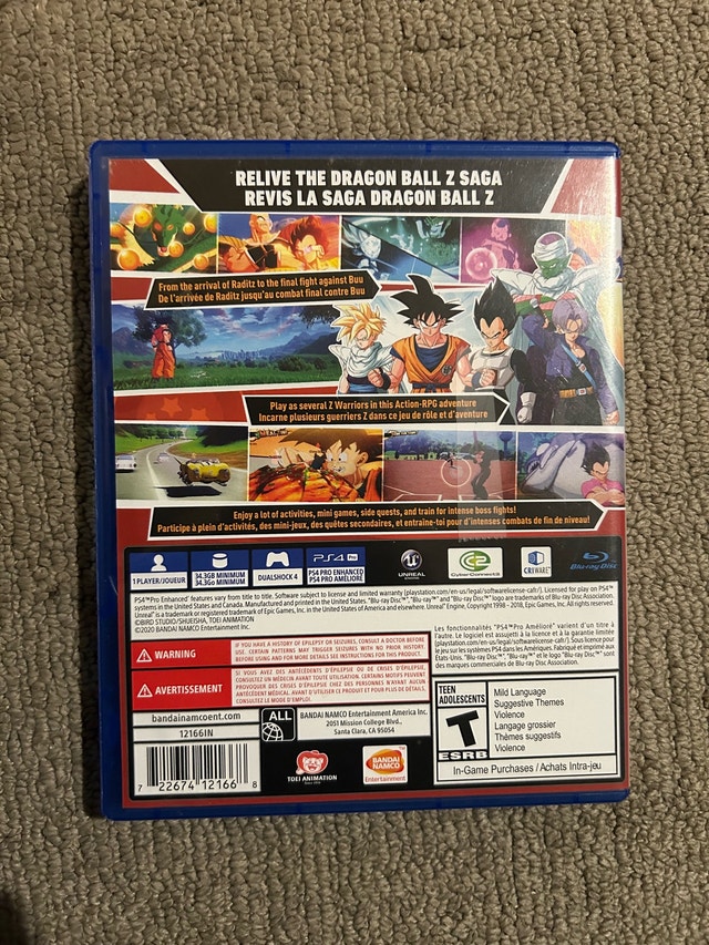 Dragon Ball Z Kakarot PS4 Game - photo 3