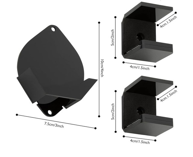 Katai Hockey Stick & Puck Display Wall Mount 2-Pk - photo 3