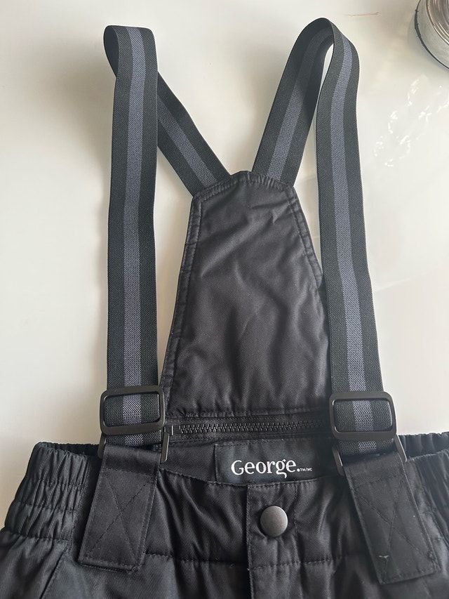George Ski Snow Pants w/ Detachable Shoulder Straps Size 8 Boys - photo 4