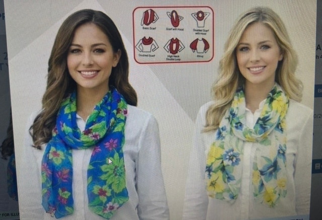 Brand New Infinity Lightweight Floral Women’s Scarf - photo 3