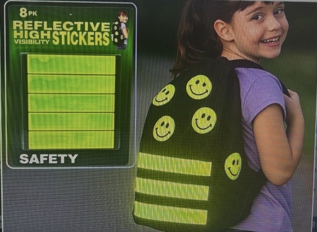 Brand New Reflective Road Safety Stickers