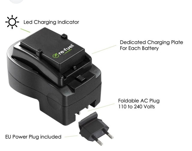 Brand New Re-Fuel Digital SLR Camera Travel Charger - photo 2