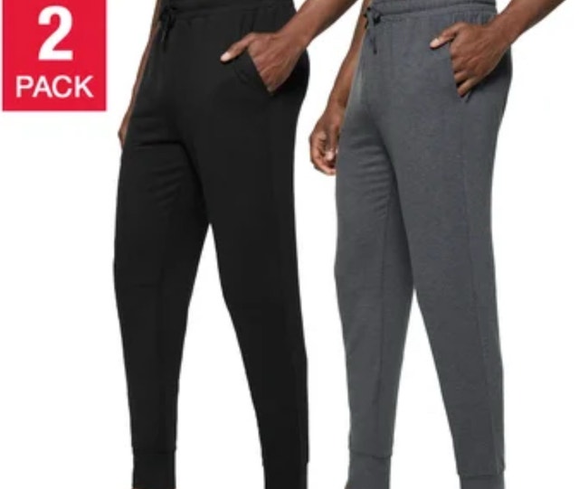 Brand New Lolë Men’s Dark Grey & Black Lounge Pants: 2 Pack
