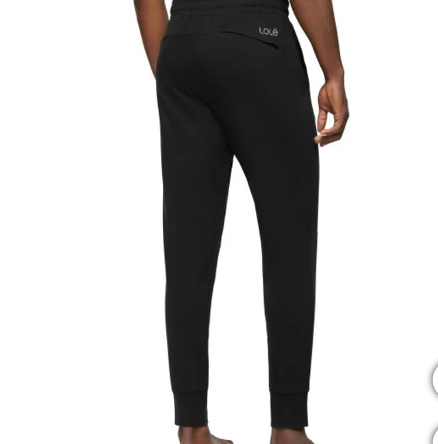 Brand New Lolë Men’s Dark Grey & Black Lounge Pants: 2 Pack - photo 3