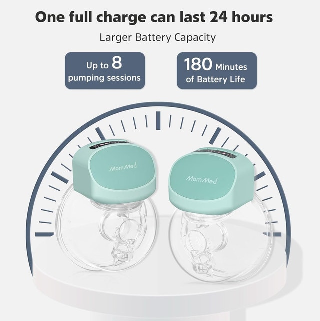 Brand New Mommed Hands Free Double Wearable Breast Pump - photo 3
