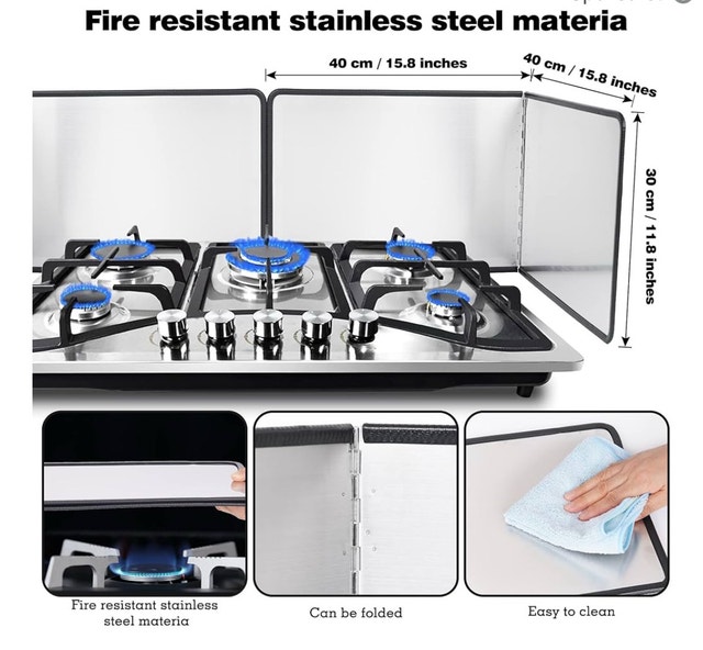 Brand New Qidaco Creek Stove Cooktop Oven Splatter Guard - photo 3