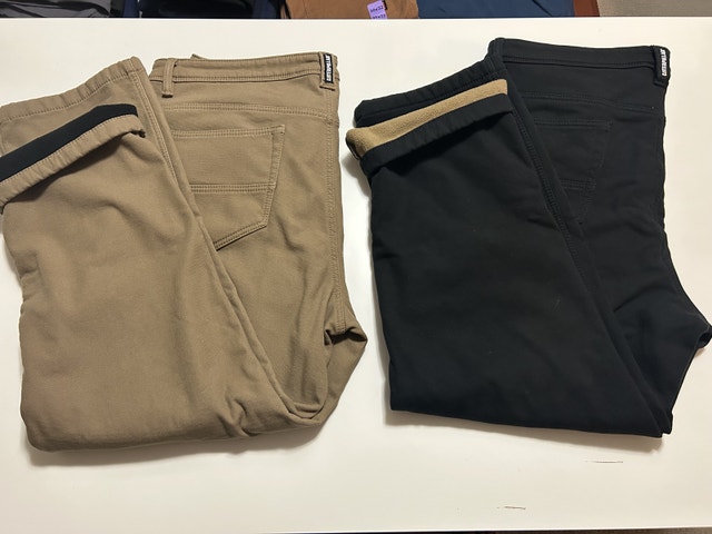 Brand New CAT Caterpillar Fleece Lined Pants Trousers - Brown - photo 5