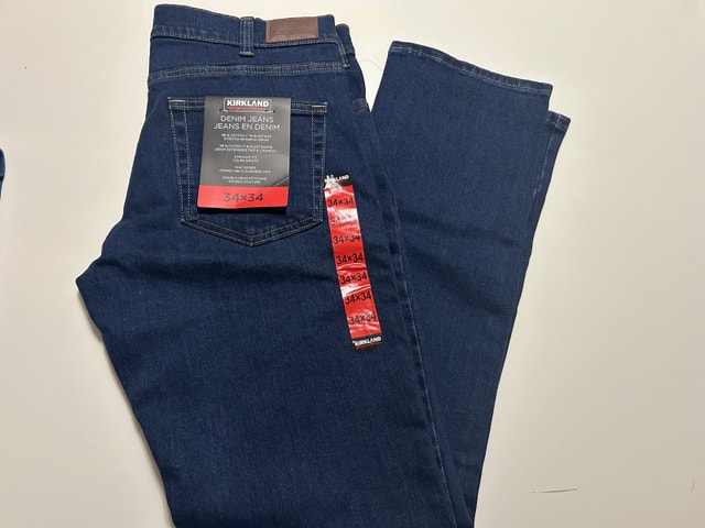 Brand New Signature Blue Denim Jeans Pants Trousers - photo 4