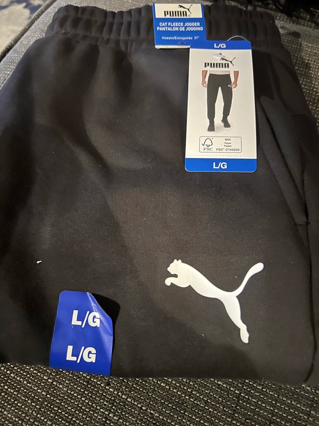 Brand New PUMA Fleece Jogger Pants Trousers - photo 4