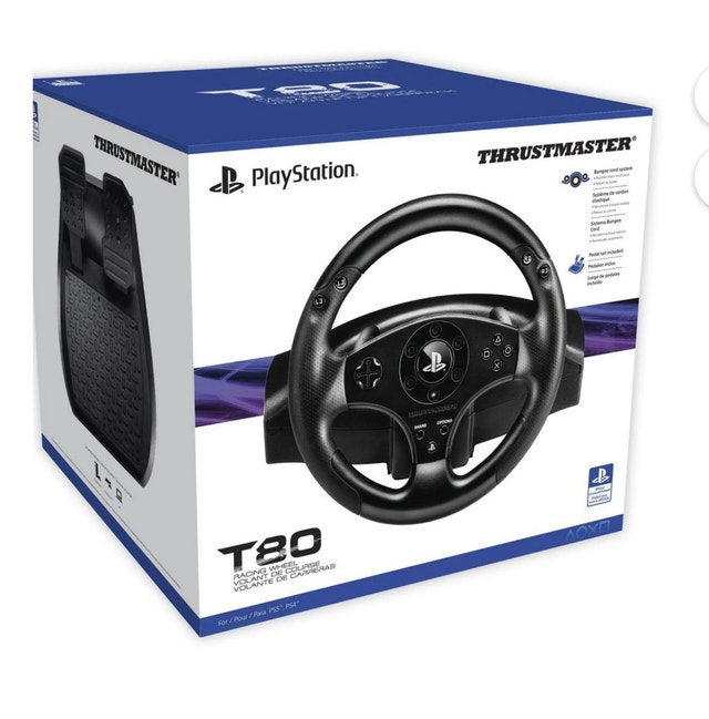 Brand New PS5 Thrustmaster T80 Racing Wheel