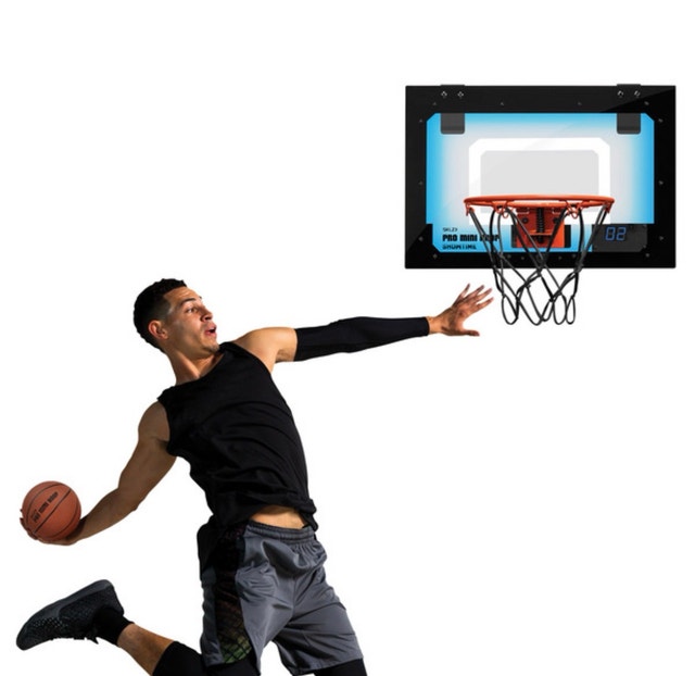 Brand New SKLZ Pro Mini Hoop LED Showtime Basketball Set
