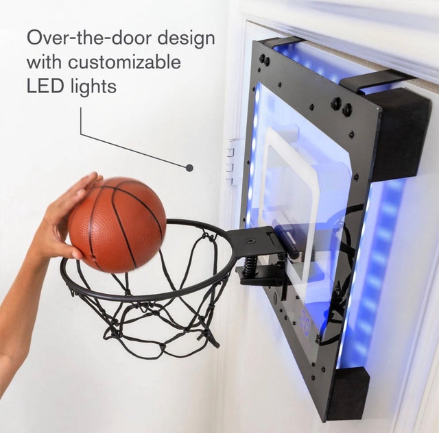 Brand New SKLZ Pro Mini Hoop LED Showtime Basketball Set - photo 2