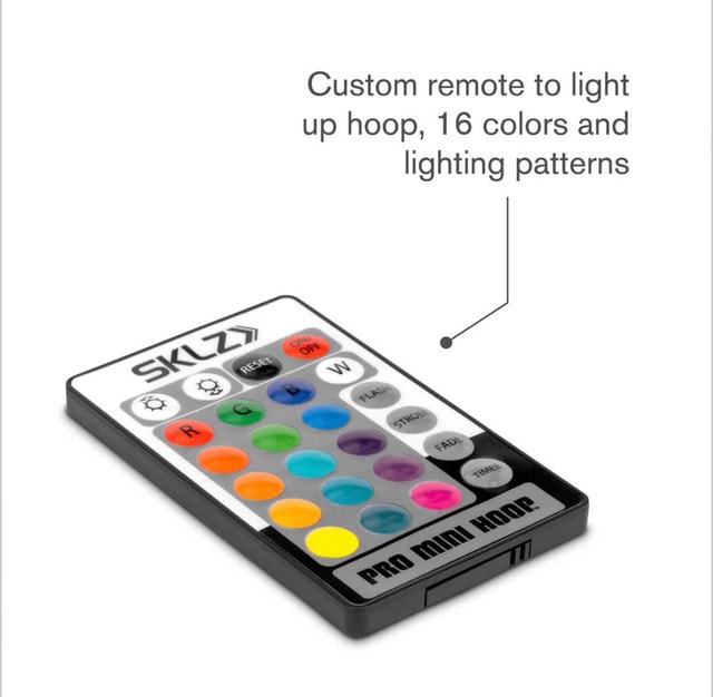 Brand New SKLZ Pro Mini Hoop LED Showtime Basketball Set - photo 4