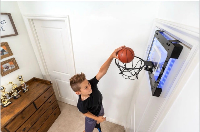 Brand New SKLZ Pro Mini Hoop LED Showtime Basketball Set - photo 5