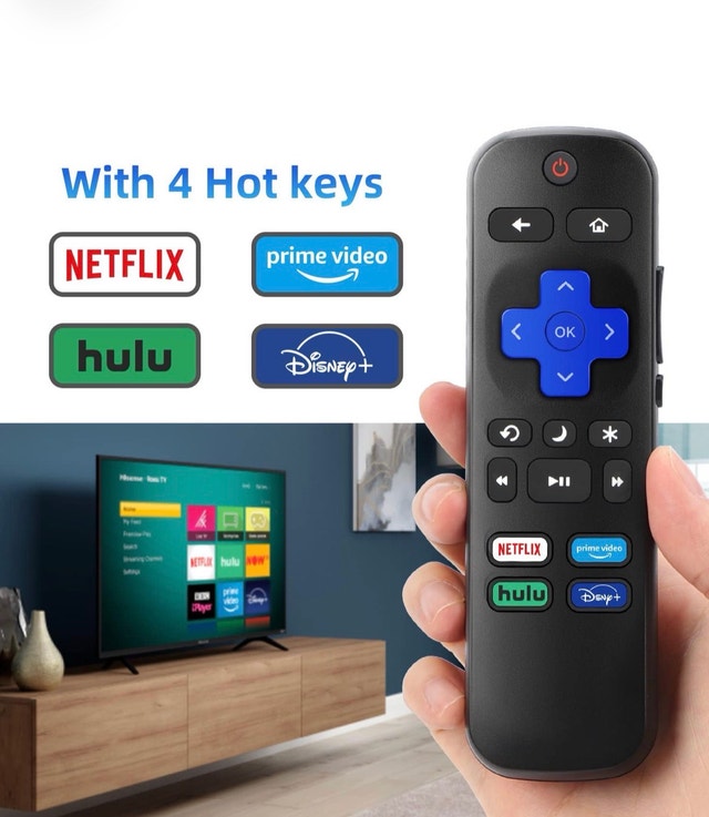 Brand New Universal Replacement Roku Remote Controller - photo 2