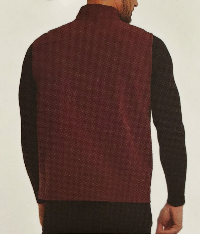 Brand New 32 Degrees Heat Men's Vest - Burgundy - photo 2