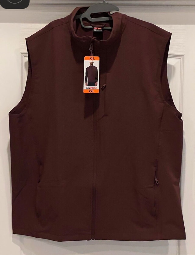 Brand New 32 Degrees Heat Men's Vest - Burgundy - photo 3