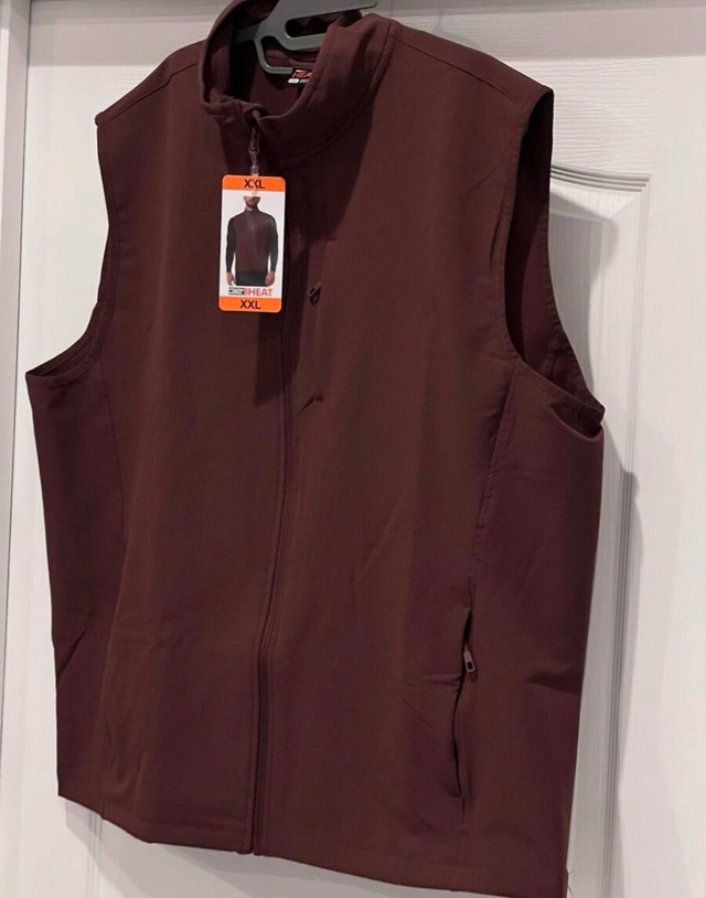 Brand New 32 Degrees Heat Men's Vest - Burgundy - photo 4