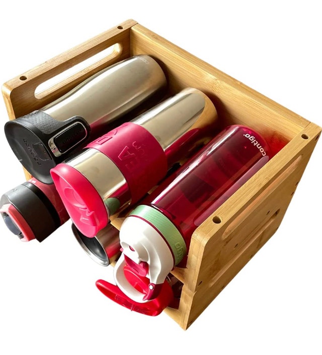 Brand New AWD Bamboo Stackable Wine Bottle Rack - photo 4