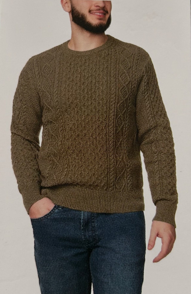 Brand New Buffalo David Bitton Cable Knit Sweater