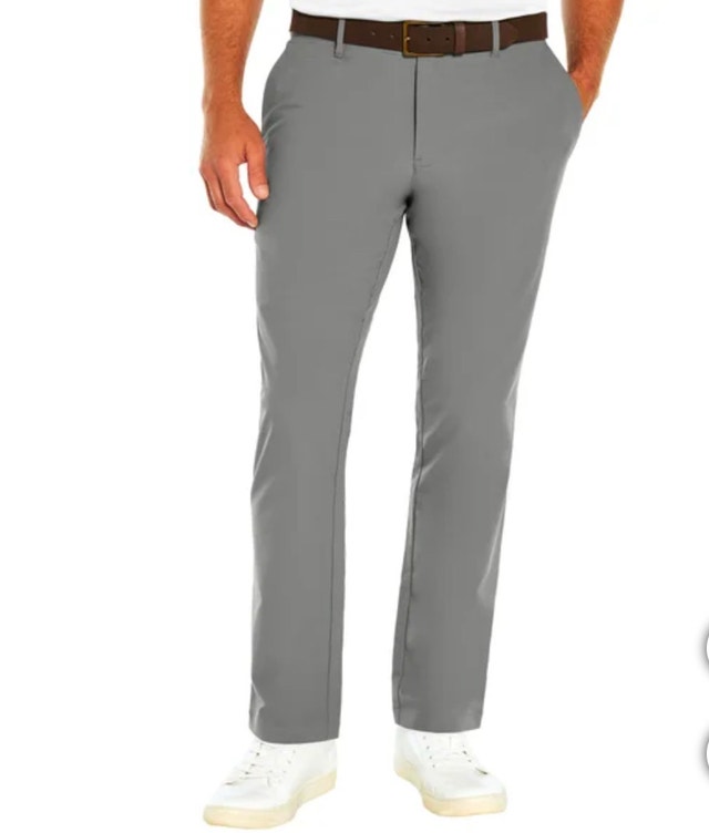 Banana Republic Men's Flat Front Pant - Grey