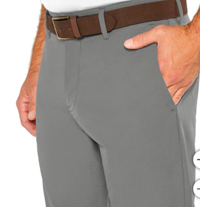 Banana Republic Men's Flat Front Pant - Grey - photo 4