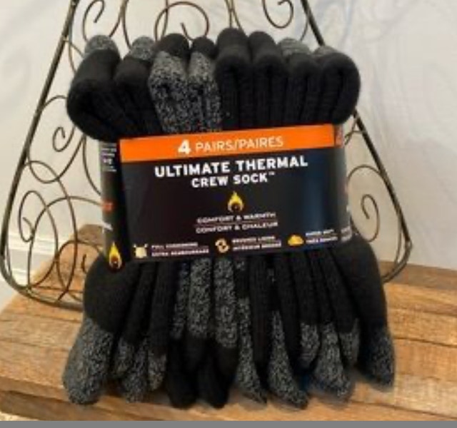 Brand New Ultimate Thermal Crew Socks 4 Pack - photo 4
