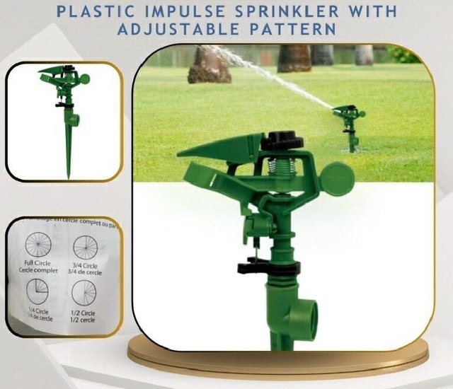 Expert Gardener Impulse Lawn Sprinkler - New