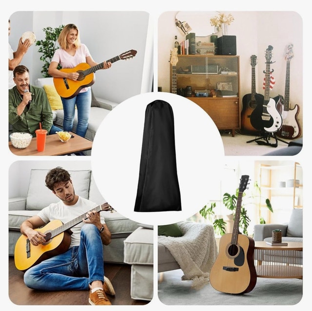 Brand New Wecker 43" Guitar Dust Cover with String Cleaner