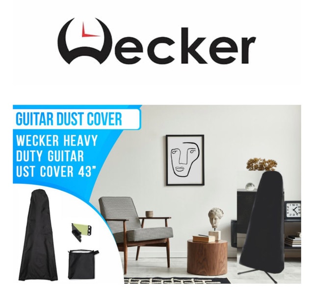 Brand New Wecker 43" Guitar Dust Cover with String Cleaner - photo 2