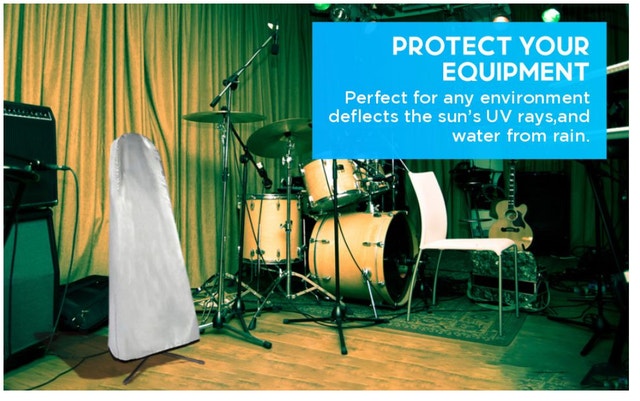 Brand New Wecker 43" Guitar Dust Cover with String Cleaner - photo 5