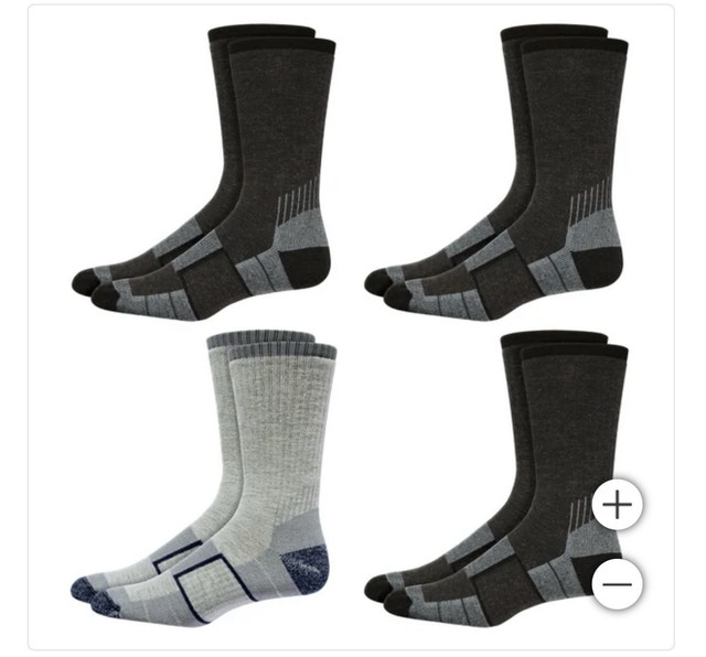 Brand New Signature Merino Wool Blend Full Socks - 4 Pairs - photo 5