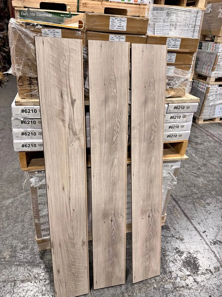 CLEARANCE: German Laminate Flooring - Kronotex Beige AC5 10mm