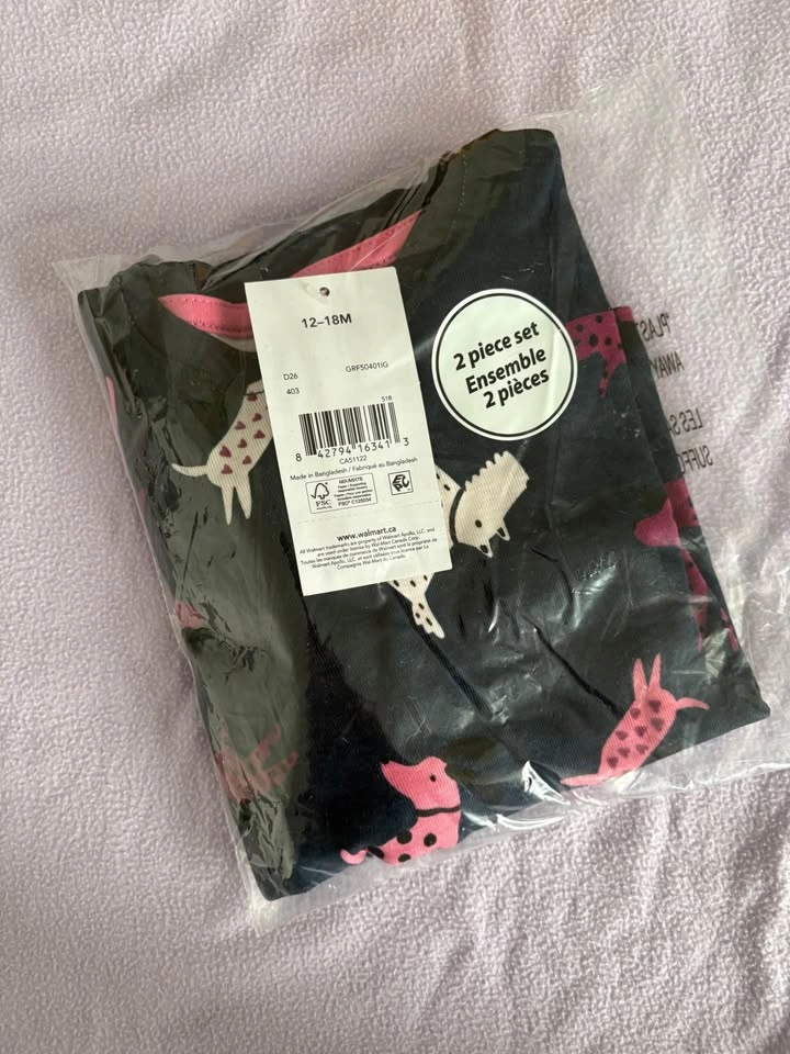 Set of 2 pairs of pyjamas (12-18m) - photo 2